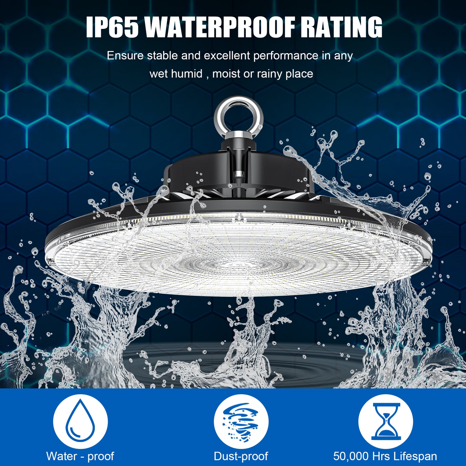 LED High Bay Light - PRO Series,150W,22500lumens,5000K,100-277V