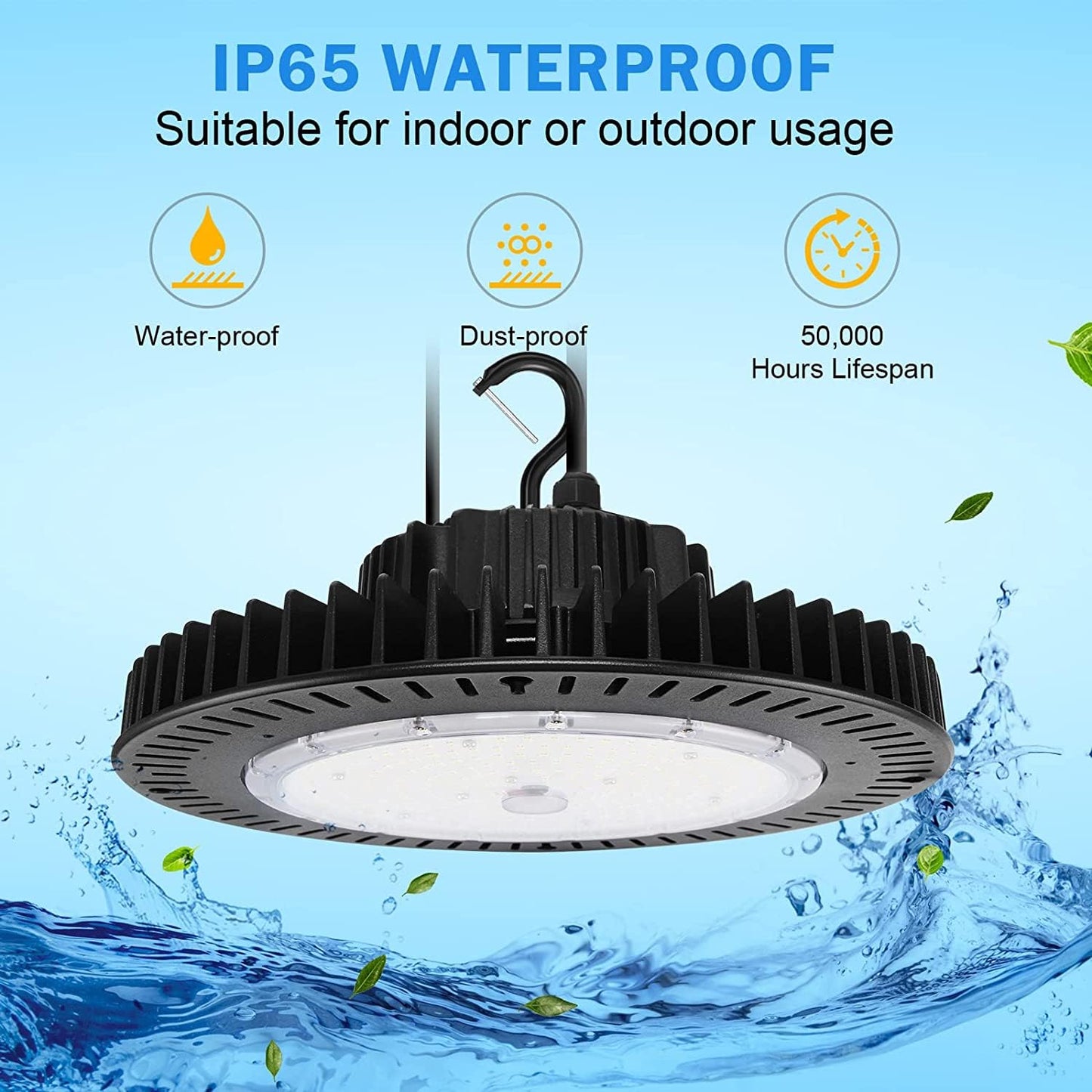 LED High Bay Ligh - IHB Series,21750lumens, 0-10V DIMMABLE, 5000K, 100-277V