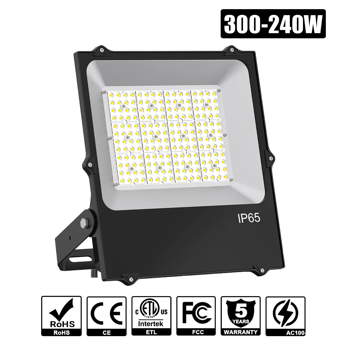 LED Flood Light 300W 240W 5000K 100-277VAC