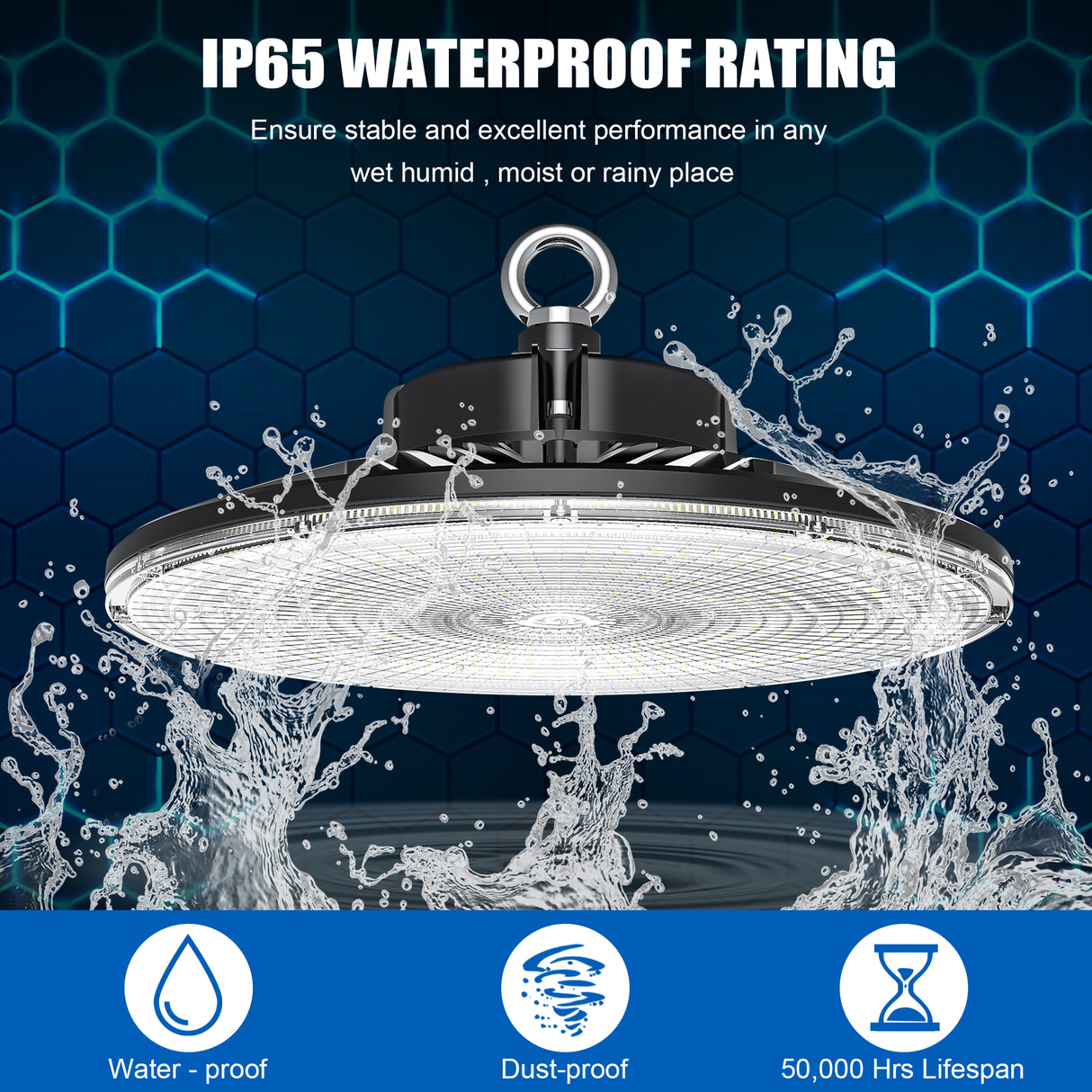 LED High Bay Light - PRO Series,150W,22500lumens,5000K,100-277V