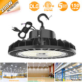 LED High Bay Light - UFO05 Series,200W,30000lumens,5000K,100-277V,US Plug