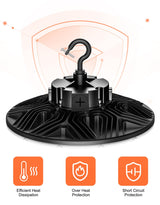 LED High Bay Light - PRO Series,200W, 28000lumens, Selectable Wattage&CCT, 277-480V