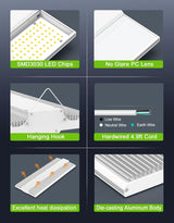 LED Linear High Bay Light - LHB Series,400W,60000lumens,5000K,100-277V