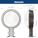 LED BARN LIGHT - SP Series,80W,11200lumens,5000K,100-277V，Dusk to Dawn