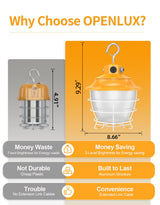 LED Temporary Work Light- PTL Series,100W,15000lumens,Selectable Wattage& CCT,AC120V,ON/Off Button