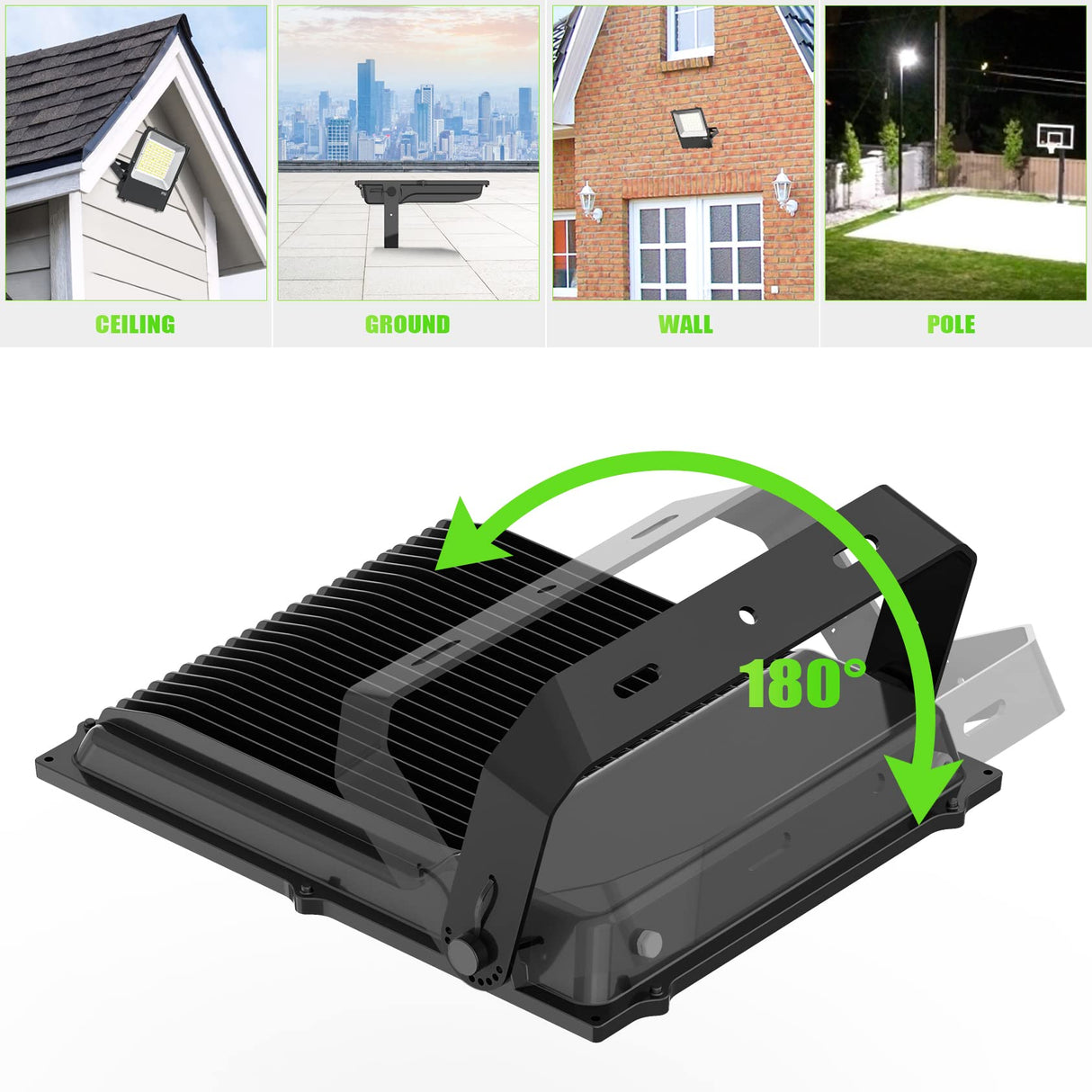 LED Flood Light - FL Series,300W,42000lumens,5000K,100-277V