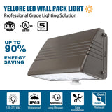 LED Wall Pack Light- FWP Series,125W,18750lumens,Selectable Wattage & CCT,100-277V