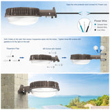 LED BARN LIGHT - SP Series,80W,11200lumens,5000K,100-277V，Dusk to Dawn