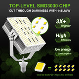 LED Shoebox Retrofit Kit - RK Series,300W,43500lumens,5000K,100-277V