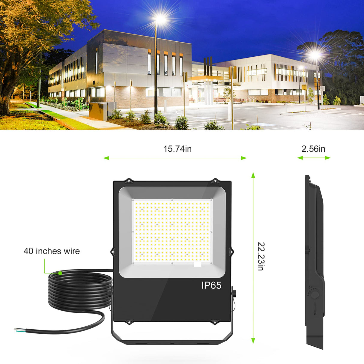 LED Flood Light - FL Series,300W,42000lumens,5000K,100-277V