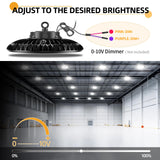 LED High Bay Light - BJR Series,400W,58000lumens,0-10V DIMMABLE,5000K,100~277V
