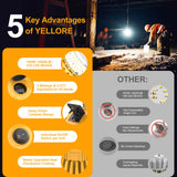 LED Temporary Work Light - LTW Series,100W,14000lumens,Selectable Wattage & CCT,100-277V