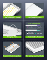 LED Linear High Bay Light - LHB Series,150W,22500lumens,5000K,277-480V