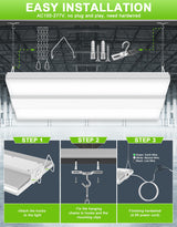 LED Linear High Bay Light - LHB Series,240W,36000lumens,5000K,100-277V