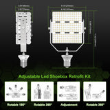 LED Shoebox Retrofit Kit - RK Series,150W,21750lumens,5000K,200-480V