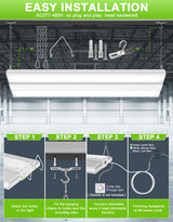LED Linear High Bay Light - LHB Series,400W,60000lumens,5000K,277-480V