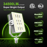 LED Shoebox Retrofit Kit - RK Series,300W,43500lumens,5000K,200-480V