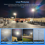 LED Parking Lot Light - SB Series With Slip Fit Mount,400W,60000lumens,5000K,100-277V