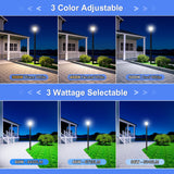 LED Post Top Light- PAL Series,60W,8400lumens,Selectable Wattage & CCT,100V-277V