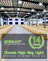 LED High Bay Light - UFO05 Series,240W,36000lumens,Selectable Wattage,5000K,277-480V