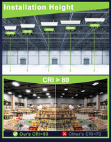 LED Linear High Bay Light - LHB Series,240W,36000lumens,5000K,100-277V