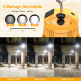 LED Temporary Work Light - LTW Series,80W,11200lumens,Selectable Wattage,5000K,100-277V