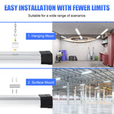 LED Shop Light - SL Series,120W,15600lumens,5000K,100-120V,with ON/Off Pull Chain