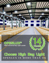 LED High Bay Light - UFO02 Series,150W,22500lumens,Selectable Wattage,5000K,277-480V