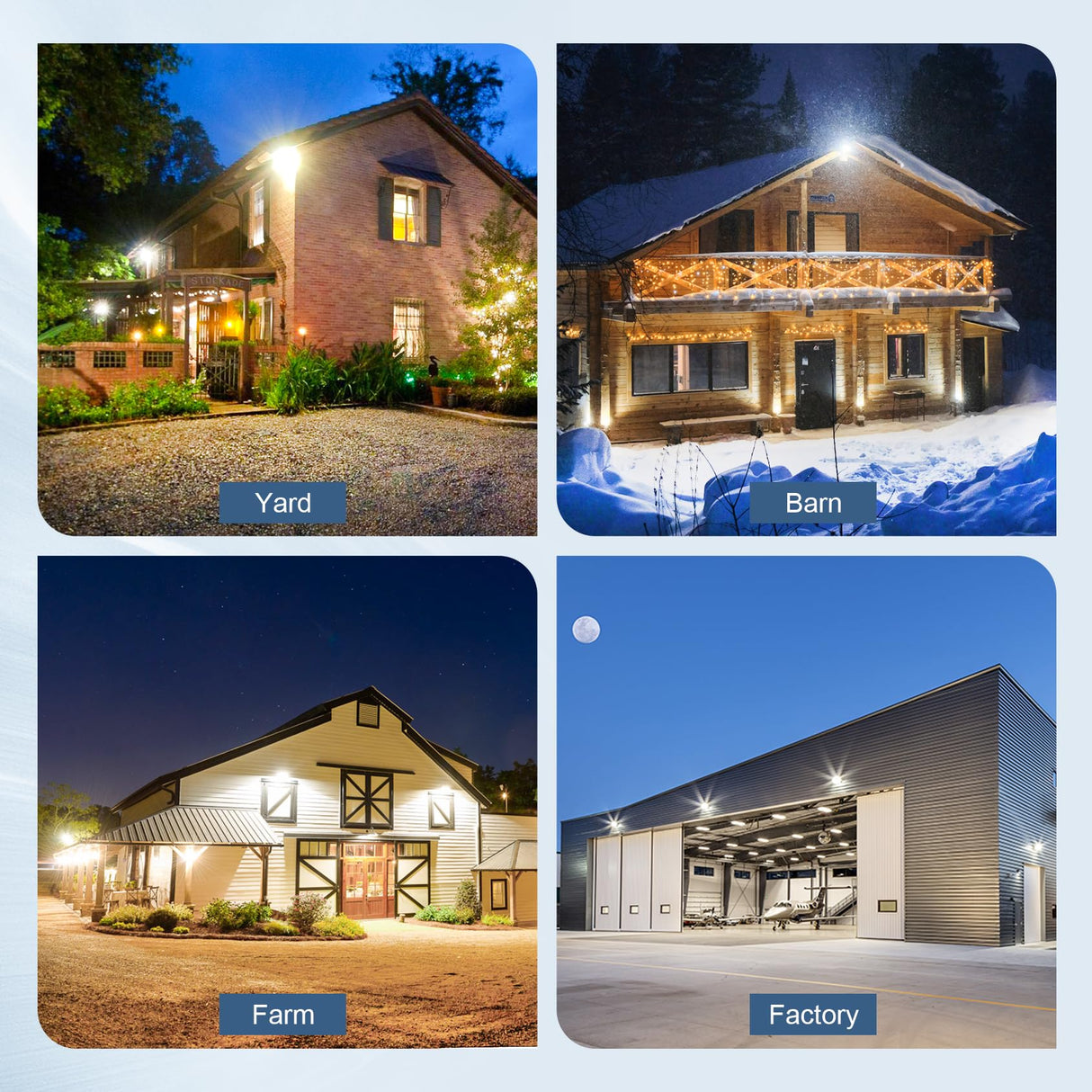 LED Wall Pack Light- WP Series,80W,11200lumens,Selectable Wattage & CCT,100-277V