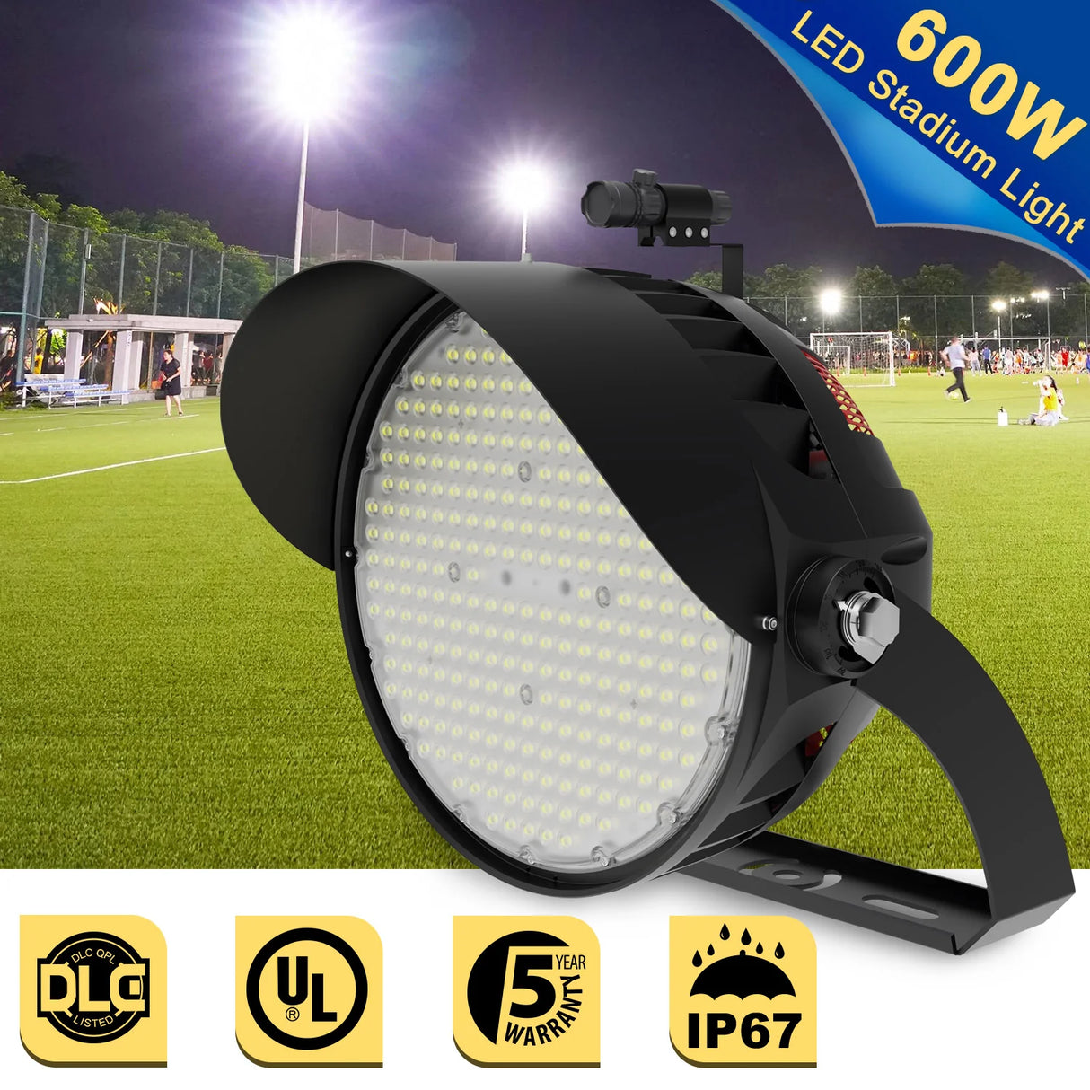 LED Stadium Light  - NCL Series,600W,90000lumens,5000K,100-277V