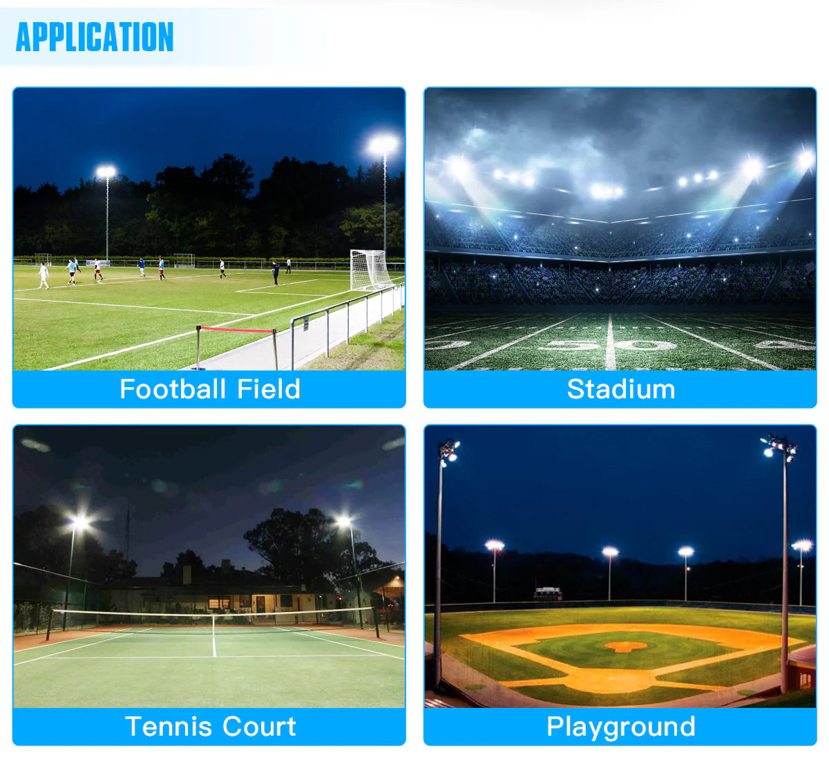 LED Stadium Light  - NCL Series,600W,90000lumens,5000K,100-277V