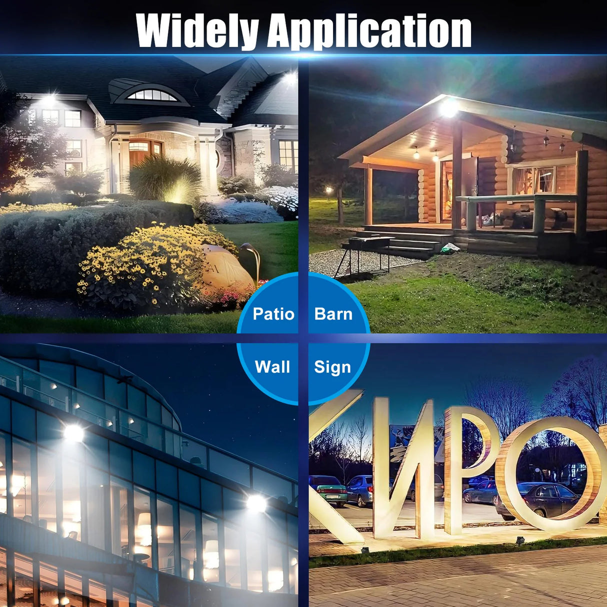 LED Knuckle Flood Light - KFL Series,20W,2200lumens,5000K,100-277V