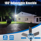 LED Knuckle Flood Light - KFL Series,20W,2200lumens,5000K,100-277V