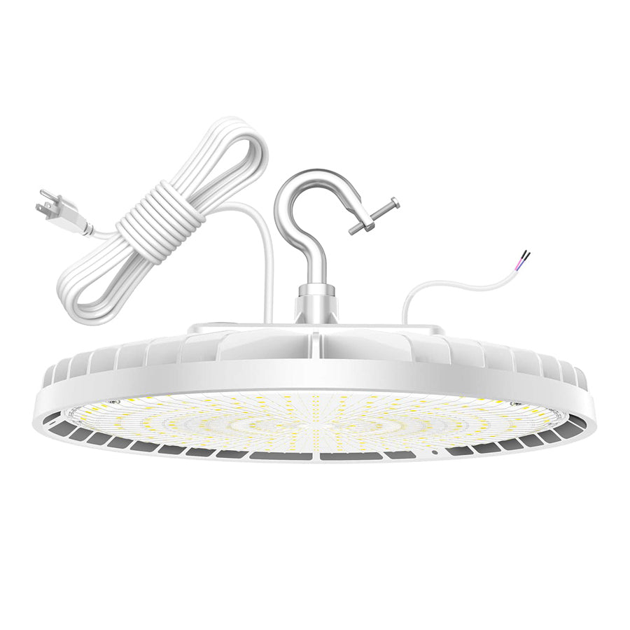 LED High Bay Light - BI Series,240W,36000lumens,Selectable Wattage&CCT,100-277V WITH US PLUG