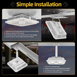 LED Canopy Light  - CPG Series,60W,8400lumens,Selectable Wattage & CCT,100-277V,with Photocell