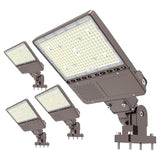 LED Parking Lot Light - PL Series With Arm Mount,200W,30000lumens,5000K,100-277V, Dusk to Dawn