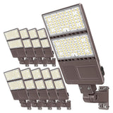LED Parking Lot Light - PL Series With A&N BRACKET,320W,48000lumens,Selectable Wattage & CCT,100-277V, Built in Photocell