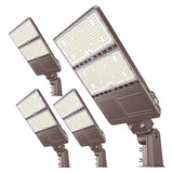 LED Parking Lot Light - PL Series With Slip Fit Mount,320W,48000lumens,Selectable Wattage,100-277V,Built in Photocell