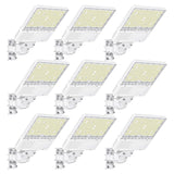 LED Parking Lot Light - PL Series With A&N BRACKET BROWN,200W,30000lumens,5000K,100-277V,Built in Photocell