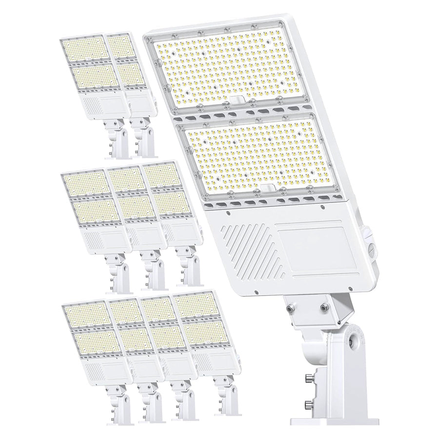 LED Parking Lot Light - PL Series With A&N BRACKET,320W,48000lumens,5000K,100-277V,Built in Photocell