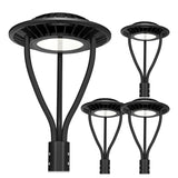 LED Post Top Light- PTA Series,100W,14000lumens,Selectable Wattage& CCT,100-277V,Dusk to Dawn Optional