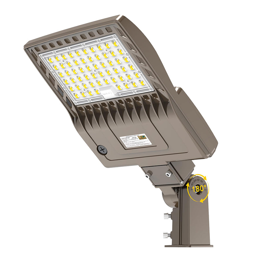 LED Parking Lot Light - SB Series With slip Fit Mount,150W,21000lumens,5000K,277-480V
