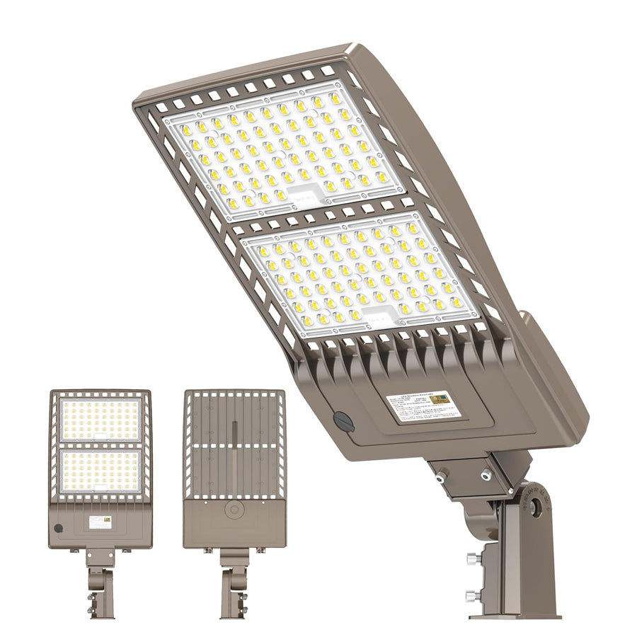 LED Parking Lot Light - SB Series 400W,60000lumens,5000K,100-277V,Built in Photocell