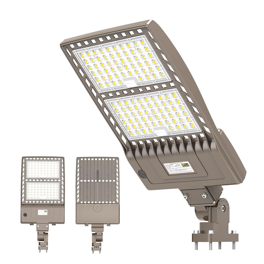 LED Parking Lot Light - SB Series 400W,60000lumens,5000K,100-277V,Built in Photocell