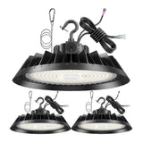 LED High Bay Light - UFO02 Series,150W,22500lumens,Selectable Wattage,5000K,277-480V