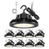 LED High Bay Light - UFO05 Series,240W,36000lumens,Selectable Wattage,5000K,277-480V