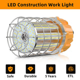 LED Round Work Light - TWL Series,100W,15000lumens,5000K,100-277V, US PLUG